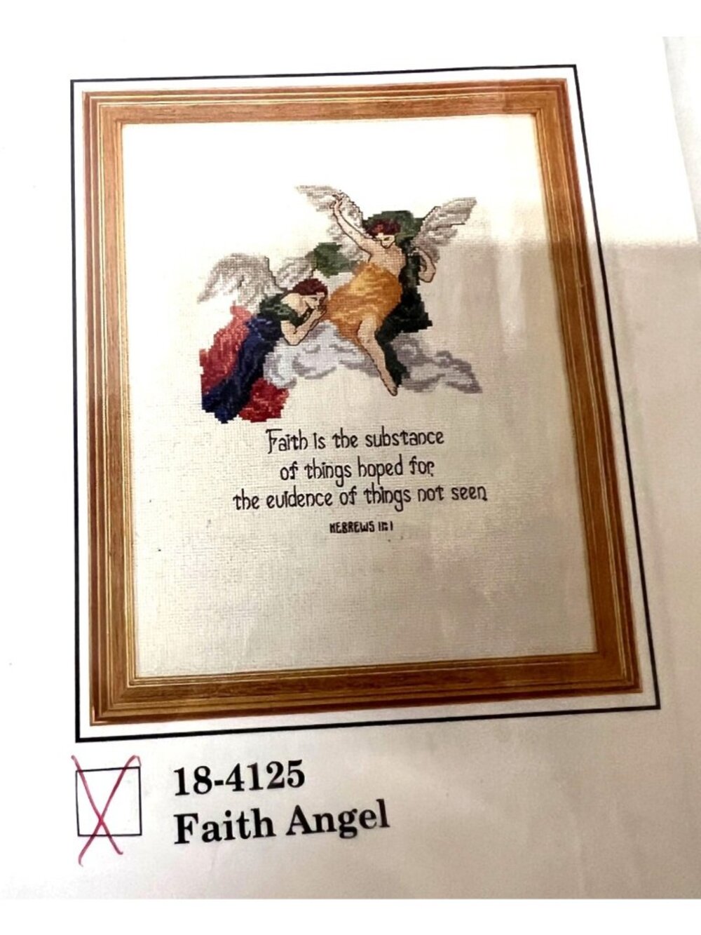 Herrschners Inc. Faith Angel Counted Cross Stitch Kit